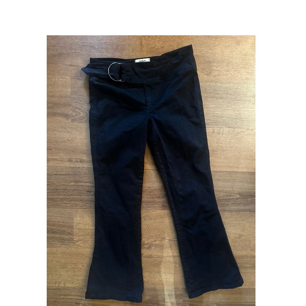 Y2K BDG Urban Outfitters Black Flared Jean Belted w/Buckle Womens L